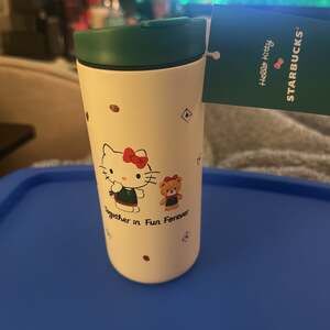 Hello Kitty x Starbucks Original Stainless Tumbler 12oz 50th Anniversary New